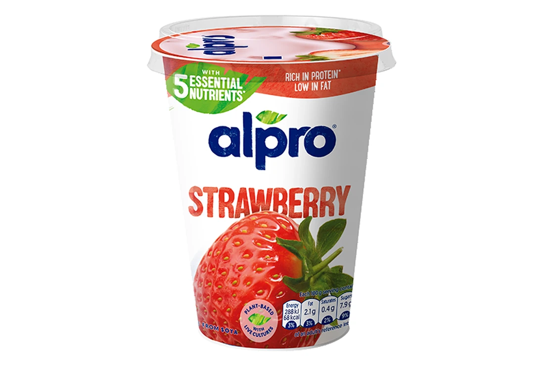 Alpro Strawberry Plant-Based Alternative to Yoghurt
