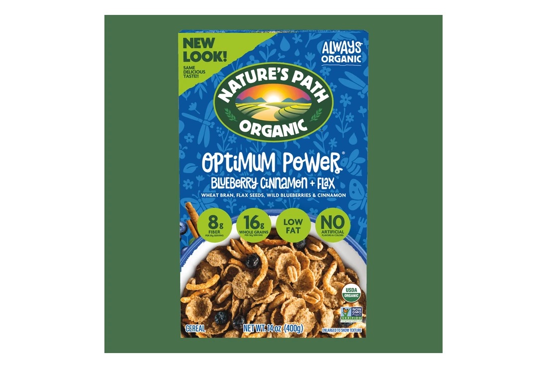 Nature's Path Organic Optimum Power Blueberry Cinnamon Flax Cereal