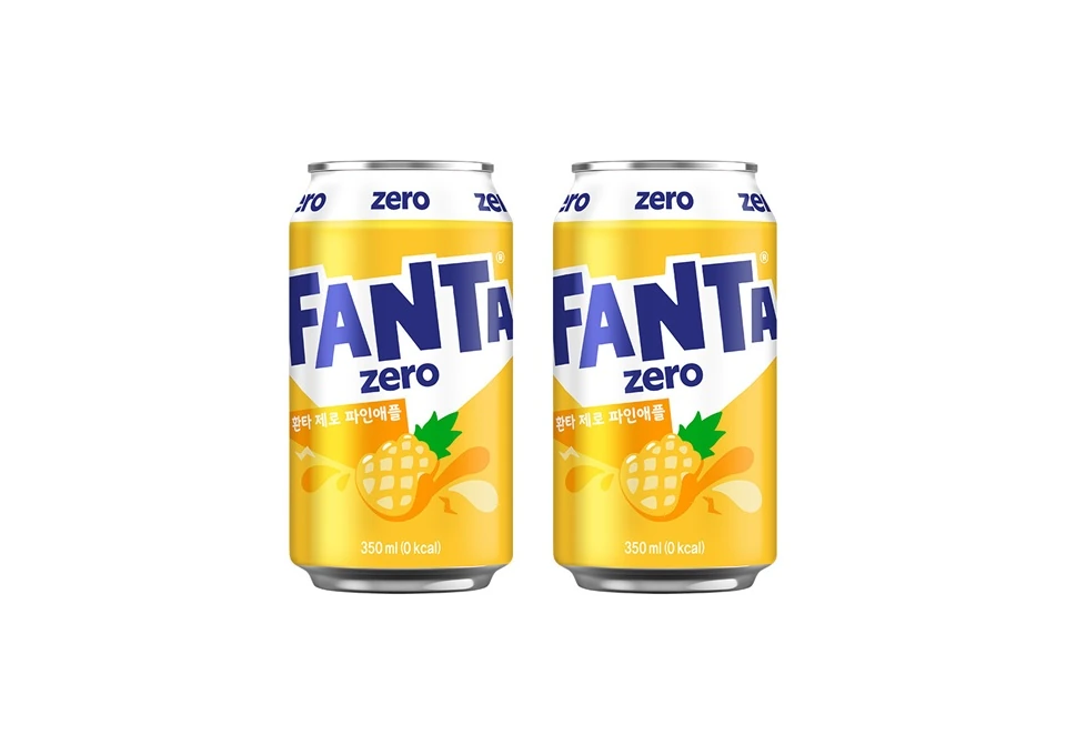 Fanta Zero Pineapple Flavor 350ml Can