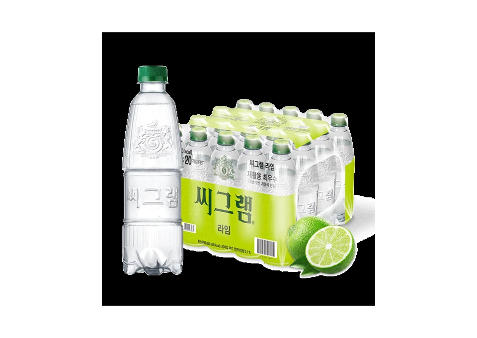 Seagram Lime Label-Free 450ml PET