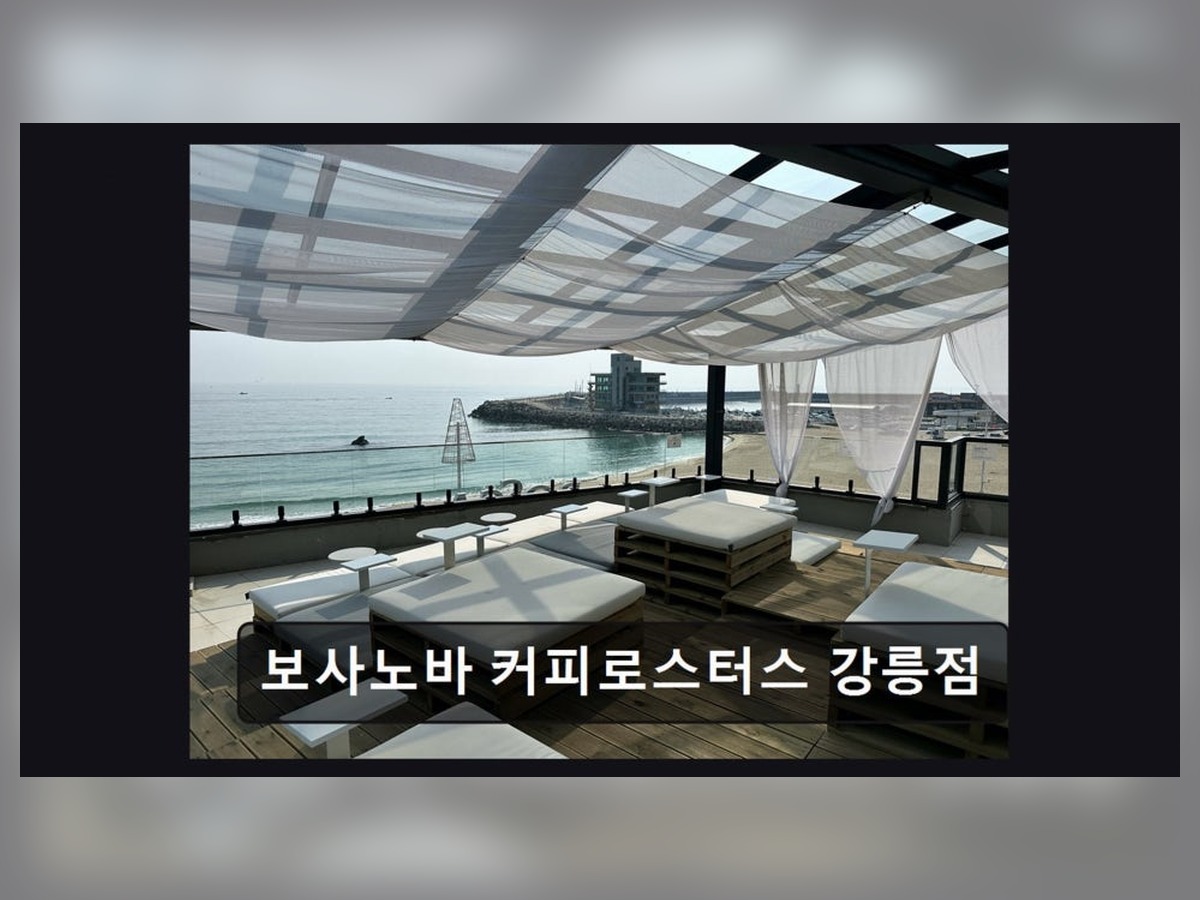 보사노바 커피로스터스 강릉점