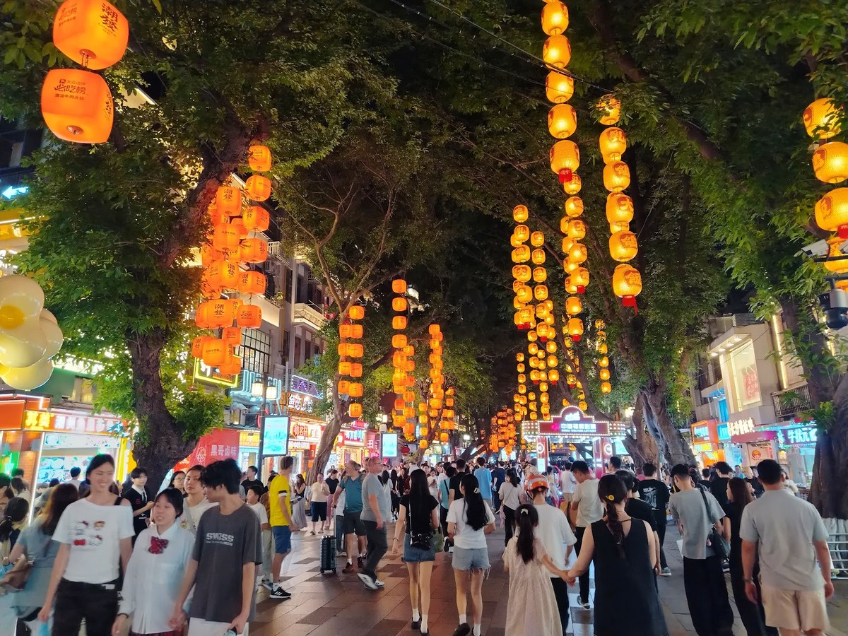 베이징루 보행가